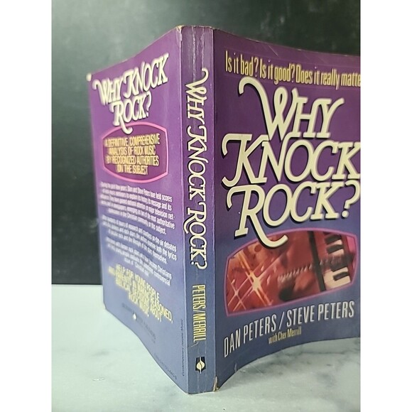Why Knock Rock? By Dan Peters Steven Peters Paperback - Picture 10 of 10